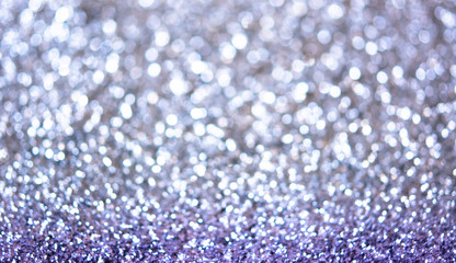 Glittering silver blue texture. New year background.
