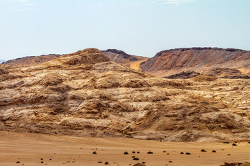 Moon Landscape, an area of the Namib Desert on the Namibian Skeleton coast that looks like the moon.