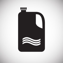 Cleaning detergent bottle icon on white background for graphic and web design, Modern simple vector sign. Internet concept. Trendy symbol for website design web button or mobile app