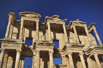 The ruins of the ancient city.