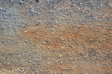 Dirt road gravel tracks
