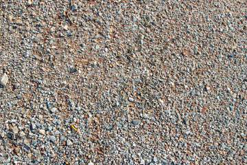 Dirt road gravel tracks