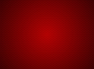Abstract dots pattern on red background futuristic technology concept.
