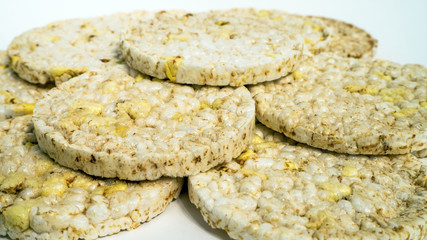Diet crispy round bread