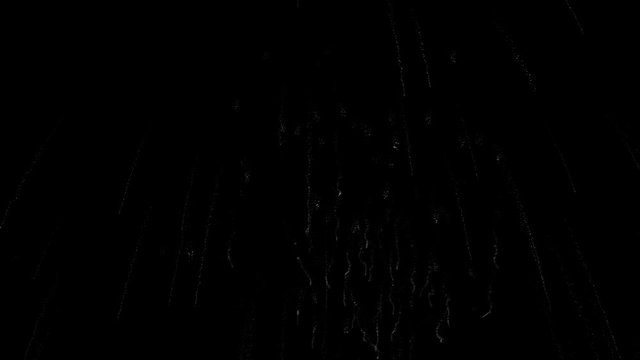 Fireworks animation with optional luma matte. Alpha Luma Matte included.