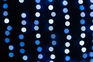 Blurred background with bokeh lights