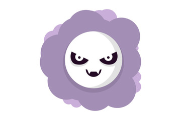 Evil spirit a Ghost in the fog