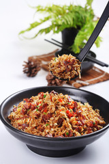 Fried rice with beef