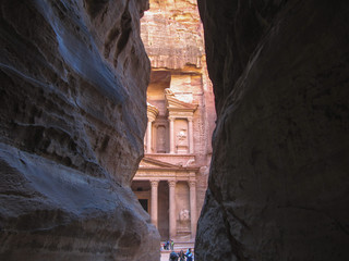 The Sig. Main entrance to the ancient city of Petra. Southern Jordan