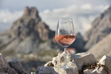 glass of red wine