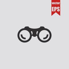 Binoculars icon.Vector illustration.