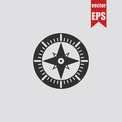 Compass icon.Vector illustration.