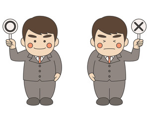 男性キャラクター〇×