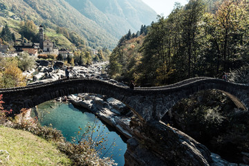 Verzascatal bei Lavertezzo, Tessin, Schweiz