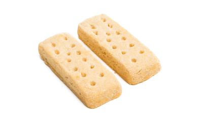 Butter cookies isolated