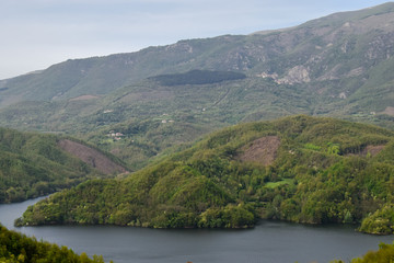 Lago del Turano, Colle di Tora, Province of Rieti, Italy