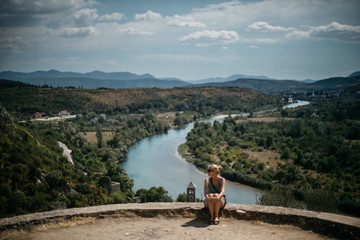 river view from top of the hill