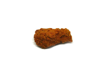 Fried chicken with white background 