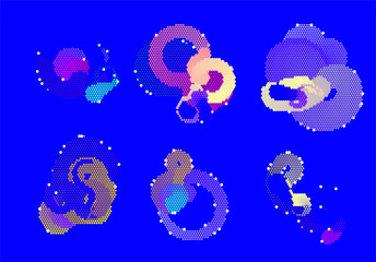 abstract vector background-Dot Graphics 