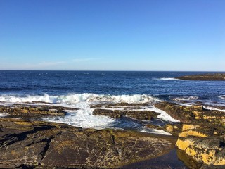 Arctoc Ocean shore in the north of Russia
