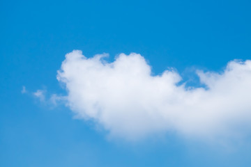 Beautiful clouds with blue sky background, Blue sky and white cloud, tiny clouds.