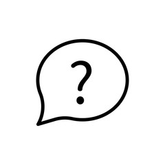 Interrogation vector icon