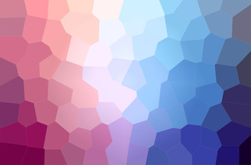 Illustration of abstract Blue And Purple Big Hexagon Horizontal background.