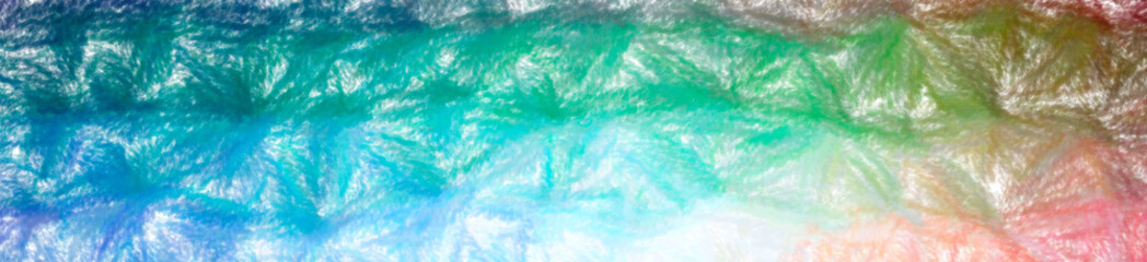 Illustration of abstract Blue, Green And Purple Wax Crayon With Low Coverage Banner background.