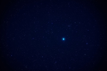 Milky Way stars photographed with astronomical telescope. My astronomy work.