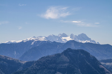 Fototapeta premium Dachstein von Norden gesehen