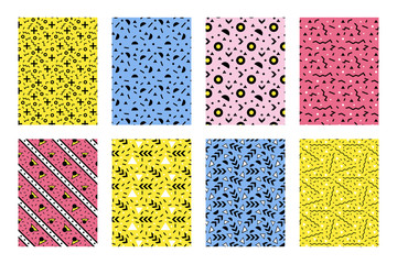 Memphis geometric pattern