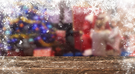 Christmas table background