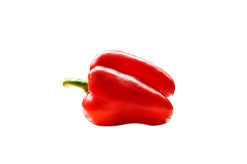 Bell pepper isolated white background