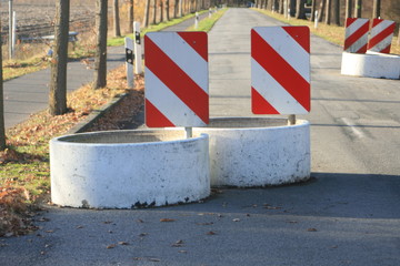 Verkehrsberuhigung,Leitbake