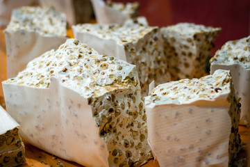 torrone is a southern european nougat traditional christmas dessert