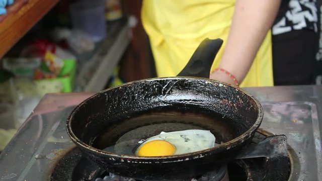 Fried egg background