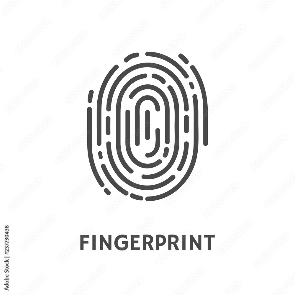 Poster fingerprint identification and verification vector
