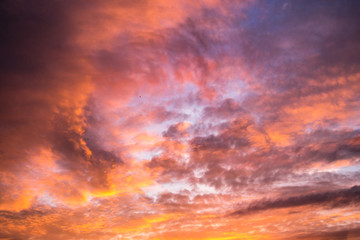 Fototapeta na wymiar Sonnenuntergang Himmel