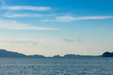 clouds on sky over sea