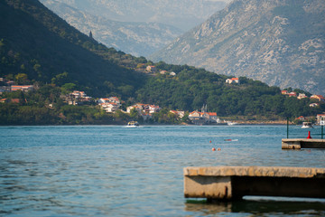 Obraz premium Bay of Kotor in Montenegro