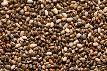 Chia seeds full frame image background