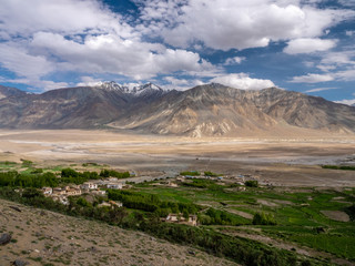 Himalaya Mountains in Karsha Village