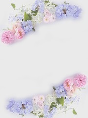 bouquet of flowers on a white background