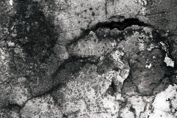 black and white texture of old boards. grunge