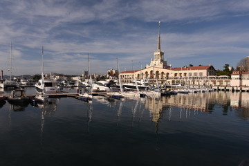 view of the city sochi