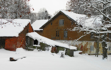 Old House in Village