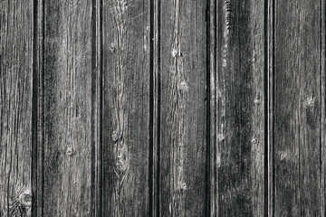 black and white texture of old boards. grunge