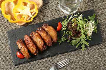 Lemon lemongrass wings