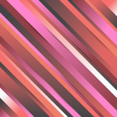 Obraz premium Bright colors diagonal stripes abstract background. Thin and thick slanting lines wallpaper. Vector illustration