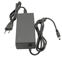 AC adapter on white